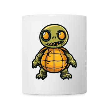 Turtle Halloween Comic Funny - Mug - white - Front
