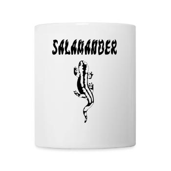 Salamandre noire - Mug blanc - blanc - Devant