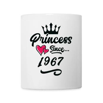 1967 Prinzessin Geburtstag - Tasse - Weiß - Vorne