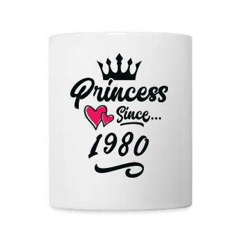 1980 Anniversaire de la princesse - Mug blanc - blanc - Devant