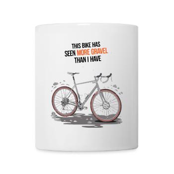Ruderer: Dieses Rad hat schon mehr Schotter gesehen als ich - Tasse - Weiß - Vorne
