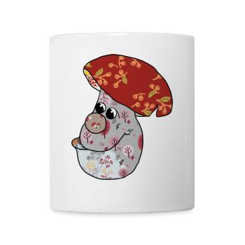 Herbstpilz - Tasse - Weiß - Vorne