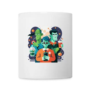 Klassische Monster mit einem lustigen Twist - Tasse - Weiß - Vorne