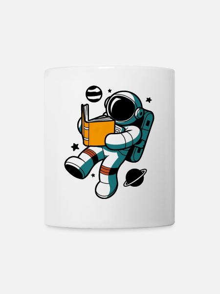 Lire astronaute : apprendre en apesanteur - Mug blanc - blanc