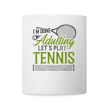 Funny Tennis Player Racket I'm - Tasse - Weiß - Vorne