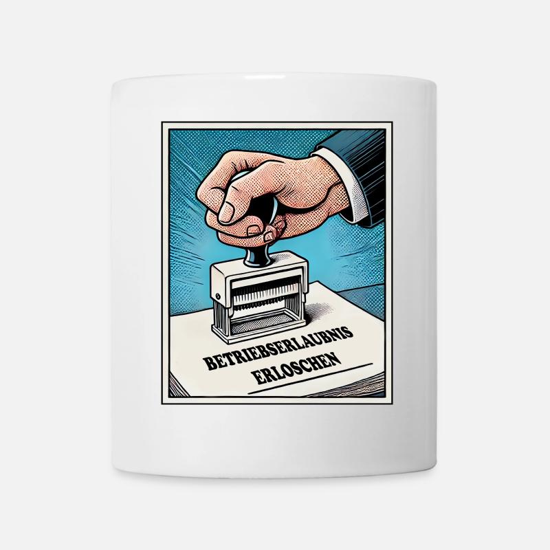 Operating licence expired! For tuning freaks - Mug - white