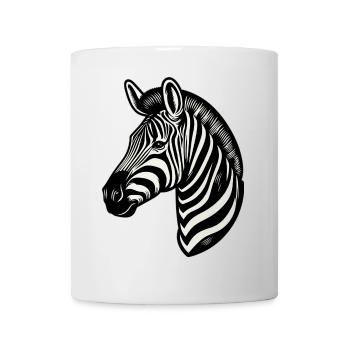 Zebra - Tasse - Weiß - Vorne