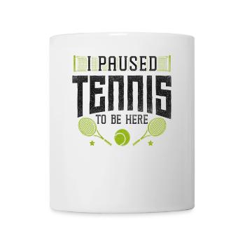 Funny Tennis Player Racket I - Tasse - Weiß - Vorne