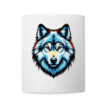 Wolf - Tasse - Weiß - Vorne