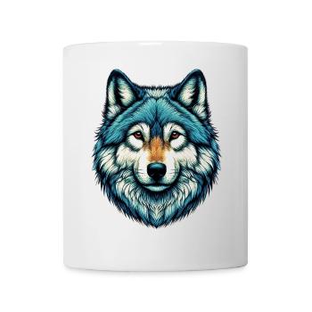 Wolf - Tasse - Weiß - Vorne