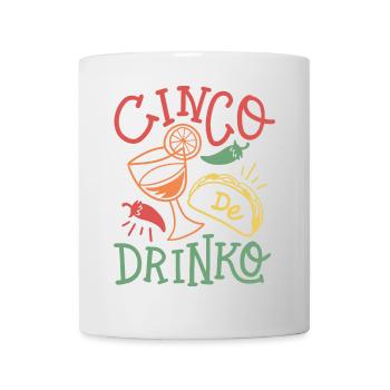 Cinco de Mayo Tequila mexikanische Trinkparty - Tasse - Weiß - Vorne