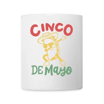 Cinco de Mayo Dabbing Taco - Tasse - Weiß - Vorne
