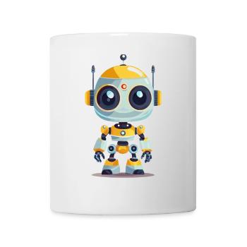 Un robot mignon - Mug blanc - blanc - Devant