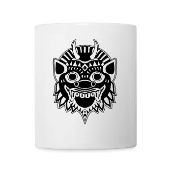 Drache oder Dämon? - Tasse - Weiß - Vorne