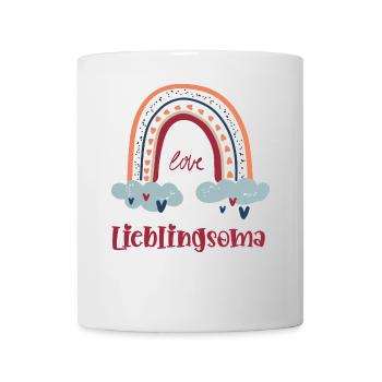 Lieblingsoma Lieblings Omi Beste Oma Großmutter - Tasse - Weiß - Vorne