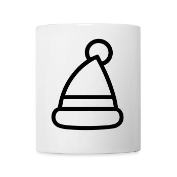 Christmas hat - Mug - white - Front