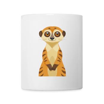 Suricate - Mug blanc - blanc - Devant