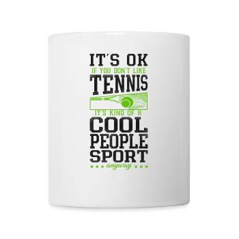Funny Tennis Player Racket It's Ok - Tasse - Weiß - Vorne