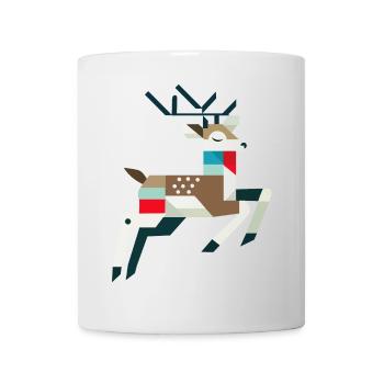 Cerf majestueux – unique et élégant - Mug blanc - blanc - Devant