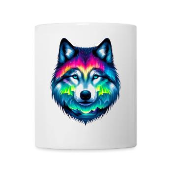 Wolf - Tasse - Weiß - Vorne