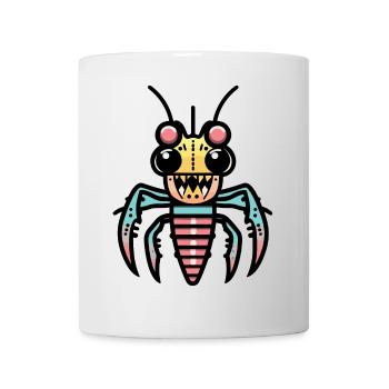 Homard Crabe Halloween Animal - Mug blanc - blanc - Devant
