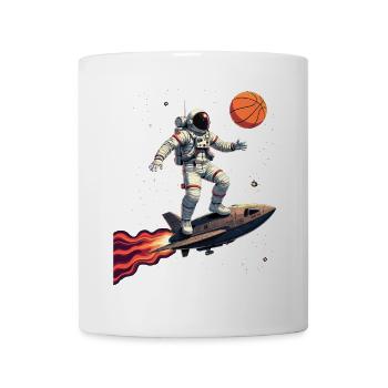 Basketball Astronaut Spaceship Gift - Mug - white - Front