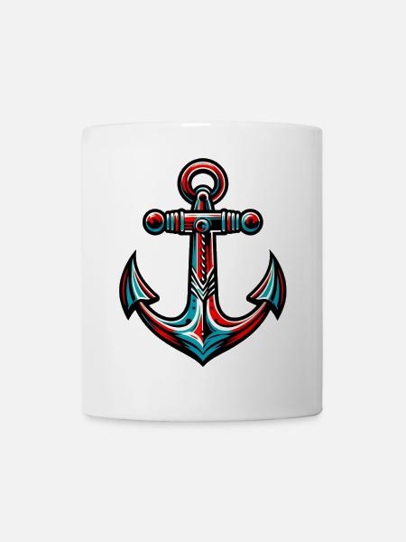 Ein Anker - Tasse - Weiß