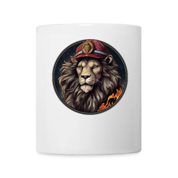 Brigade de pompiers de Louvain - Mug blanc - blanc - Devant