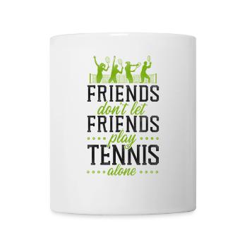 Funny Tennis Player Racket Friends - Mug - white - Front