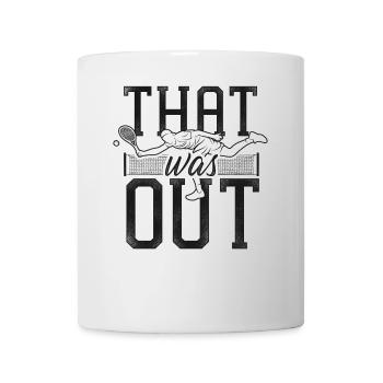 Funny Tennis Player Racket That - Tasse - Weiß - Vorne