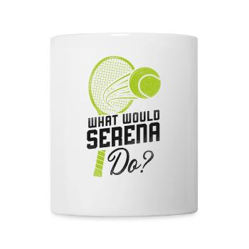 Funny Tennis Player Racket What - Tasse - Weiß - Vorne