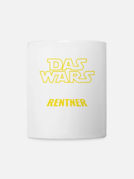 Rente Das wars - Endlich Rentner ich jetzt bin - Tasse - Weiß