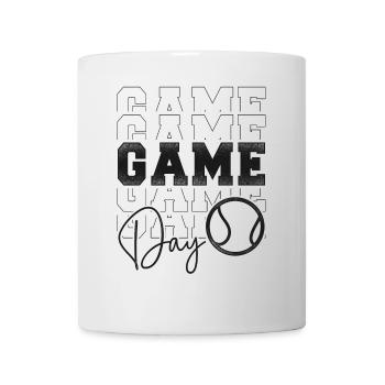 Funny Tennis Player Racket Game - Tasse - Weiß - Vorne