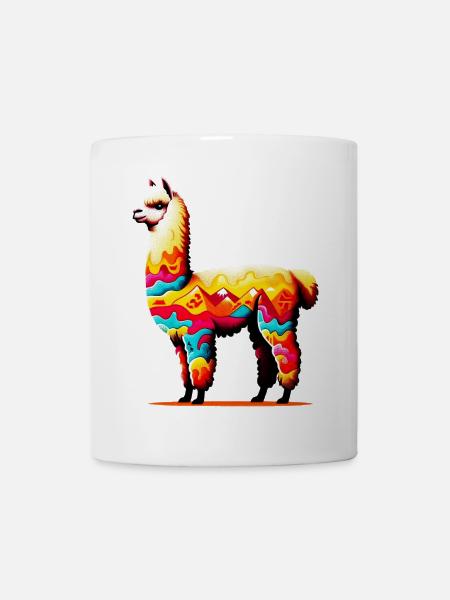 Alpaka - Tasse - Weiß