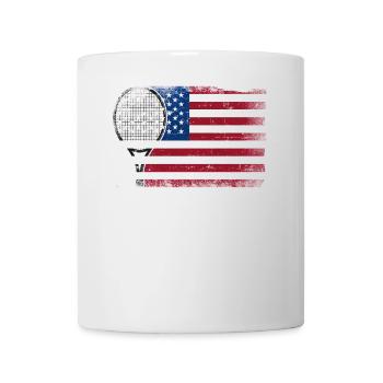 Funny Tennis Player Racket - Tasse - Weiß - Vorne