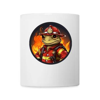 Grenouille des pompiers - Mug blanc - blanc - Devant