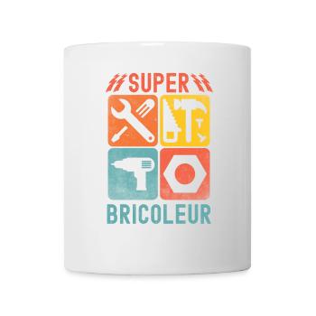 Super bricoleur - Mug blanc - blanc - Devant