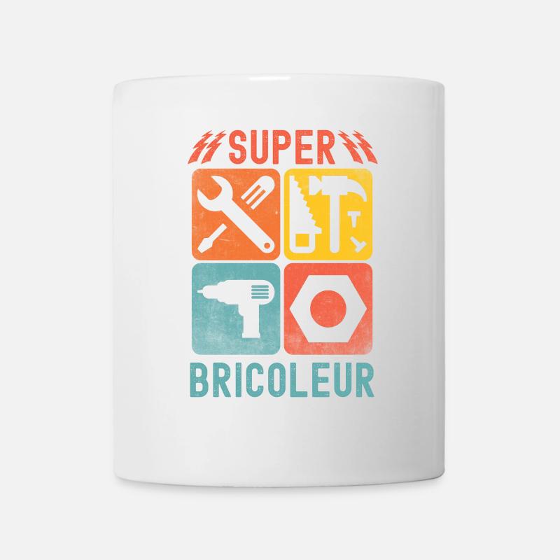 Super bricoleur - Mug blanc - blanc