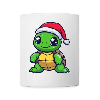 Turtle Christmas Cute - Mug - white - Front