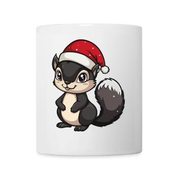 Squirrel Christmas Cute - Mug - white - Front