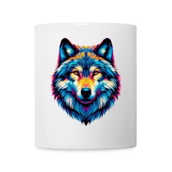 Loup - Mug blanc - blanc - Devant