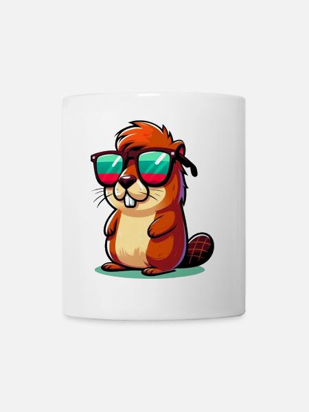 Castor - Mug blanc - blanc