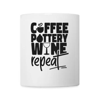 Pottery Ceramics Artist Coffee - Mug - white - Front