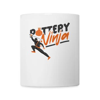 Pottery Ceramics Artist Ninja - Tasse - Weiß - Vorne