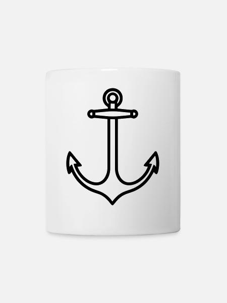 Anker - Tasse - Weiß