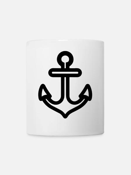 Anker - Tasse - Weiß