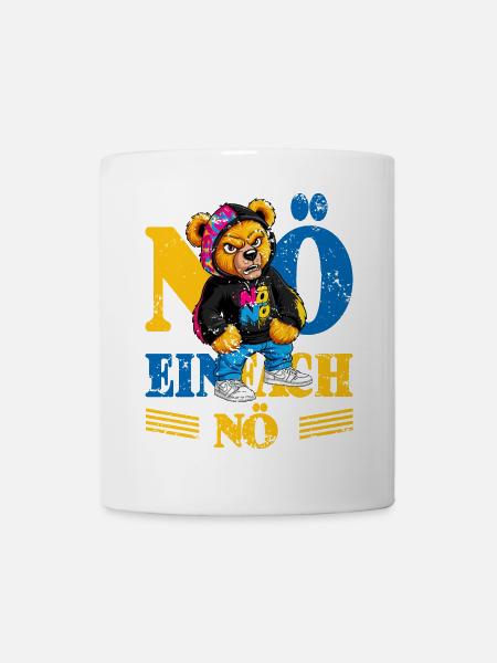 Grummelige Bär - Tasse - Weiß