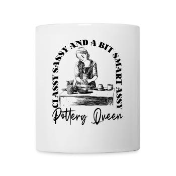 Pottery Ceramics Artist Classy - Tasse - Weiß - Vorne