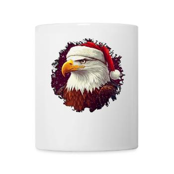 Weihnachten Adler - Tasse - Weiß - Vorne