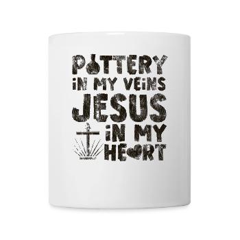 Pottery Ceramics Artist Jesus - Tasse - Weiß - Vorne